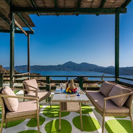 Melisses Sea View House Villa Plaka  Luaran gambar