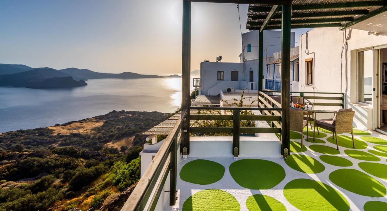 Melisses Sea View House Villa Plaka  Luaran gambar