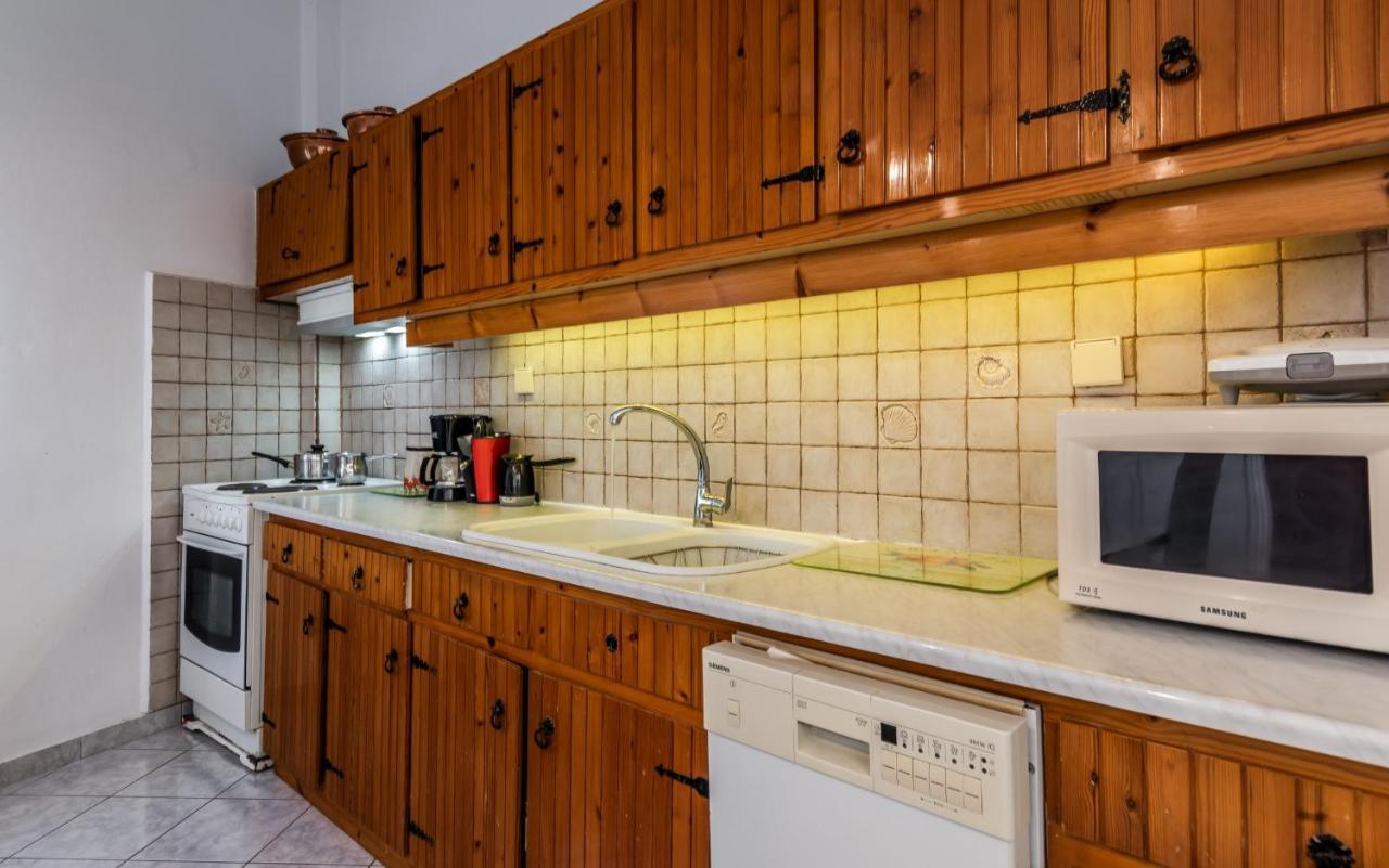 Melisses Sea View House Villa Plaka  Luaran gambar