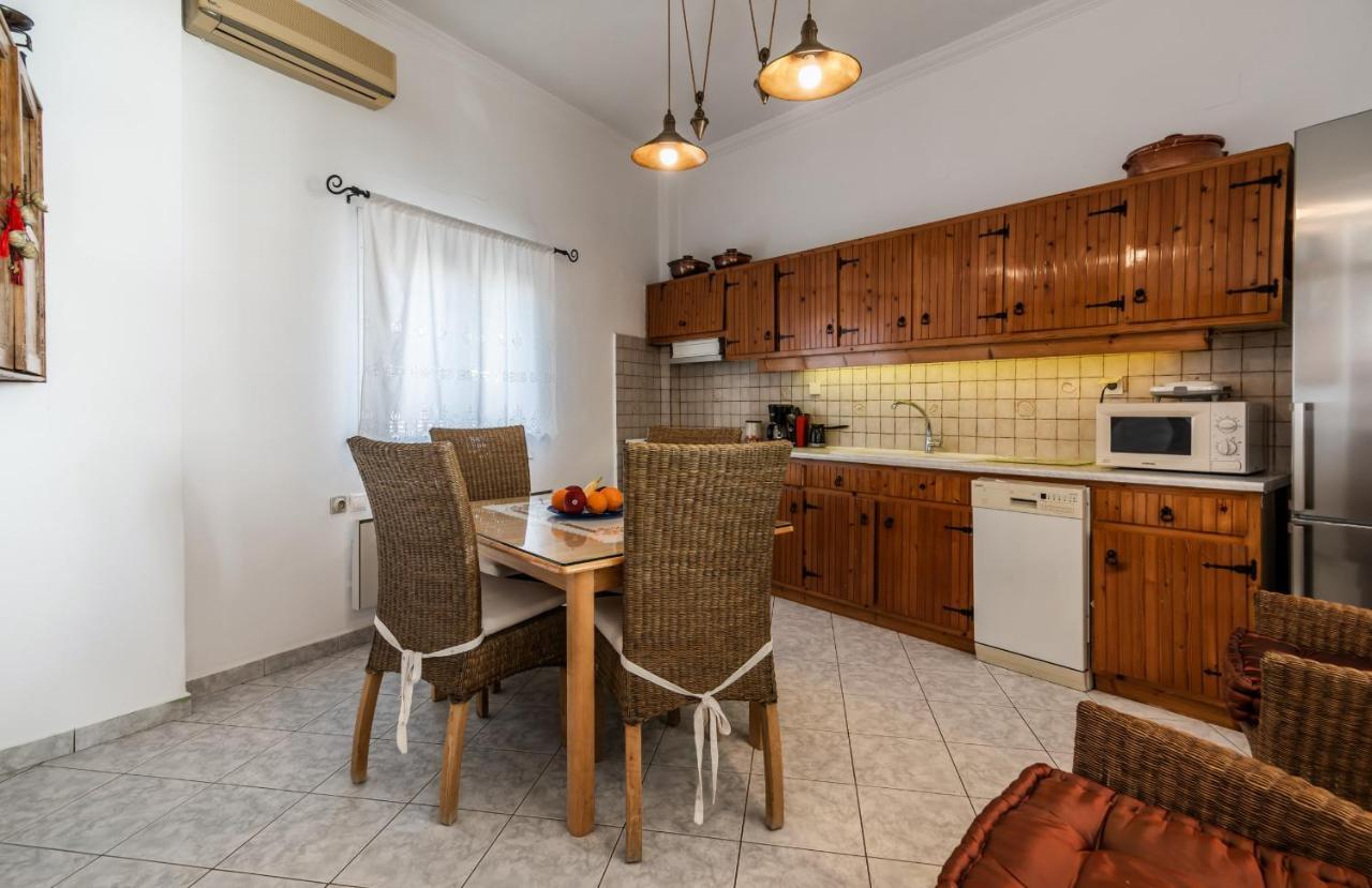 Melisses Sea View House Villa Plaka  Luaran gambar