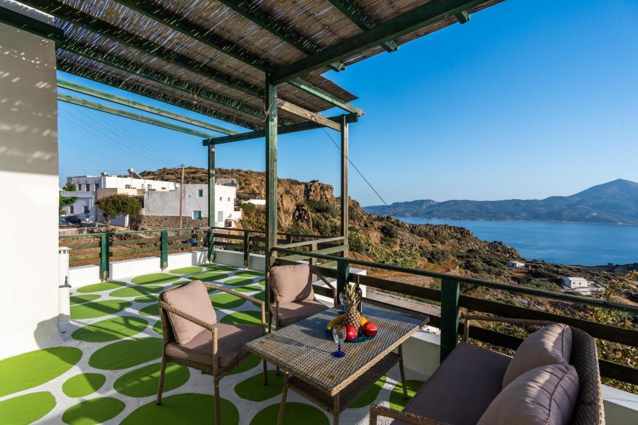 Melisses Sea View House Villa Plaka  Luaran gambar