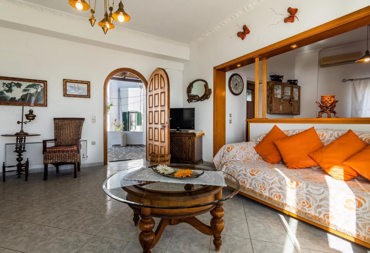 Melisses Sea View House Villa Plaka  Luaran gambar